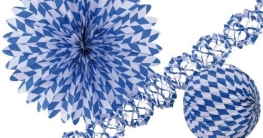 Bavaria: blau-weißes Deko-Set für eine bayerische Dekoration - 1