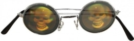 Brille: Totenkopf-Brille - 1