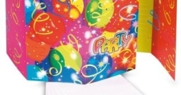 Einladungskarten mit Umschlag, „Ballon-Party“, 6 Stück - 1