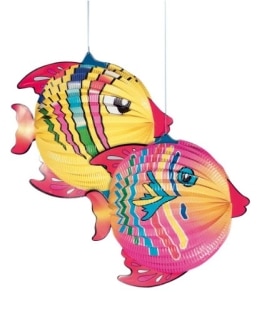 Fisch-Lampion sortiert, 30 – 42 cm - 1