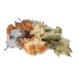 Herbstblätter aus Kunstseide 72 Stk. 12cm - 1