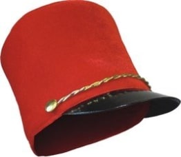 Hut: Hut für Uniform, rot - 1