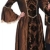 Kleid Barock-Dame braun - 1