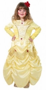 Kleid Prinzessin Beauty gelb - 1