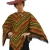 Kostüm: kurzer Mexikaner-Poncho mit Sombrero - 1