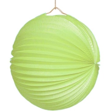 Lampion, 25 cm Durchmesser, pastellgrün - 1