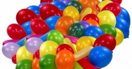 Luftballon, Premium, 90 bis 100 cm Umfang, bunt gemischt, 100er-Pack - 1