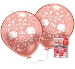 Luftballons: edel bedruckte Hochzeitsballons, 10er-Pack - 1