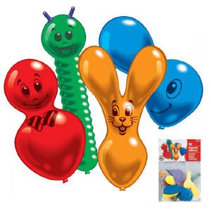 Luftballons: Figurenballons, gemischte Motive, 10 Stück - 1