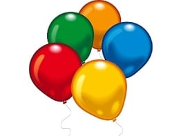 Luftballons: Partyluftballons, 20 Stück, bunt gemischt, 65 – 75 cm - 1