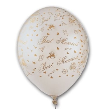 Luftballons zur Hochzeit, hochwertig bedruckt, 50er-Pack - 2
