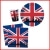 Party-Becher: Pappbecher, Großbritannien-Motiv „Union Jack“, 200 ml, 10 Stück - 2
