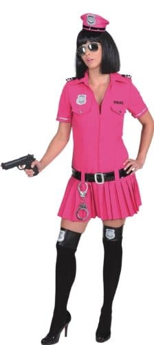 Police Girl pink : Kleid und Gürtel - 1