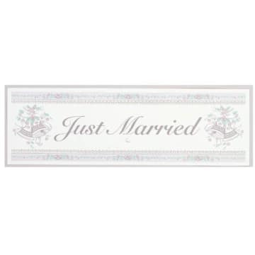 Riesen-Banner: „Just Married“, 165 x 51 cm - 1