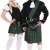 Scottish Girl grün : Kleid, Gürtel und Barett - 2