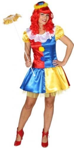 Sexy Clownkleid : Kleid und Petticoat Petticoat) - 1