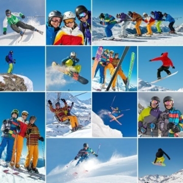 Skihelm-Verkleidung: Skihelmcover, Bär, braun, Skihelmüberzug Snowboardhelm Überzug - 3