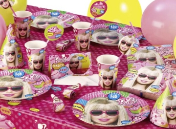 Tischdecke: Tischtuch, Kunststoff, „Totally Barbie“, 120 x 180 cm - 2