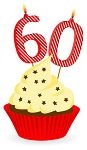 zum 60. Geburtstag Logo